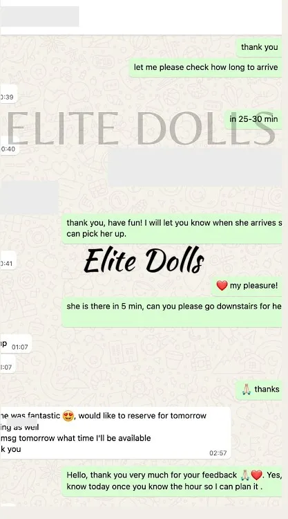 WhatsApp message from a client